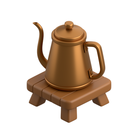 Coffee Kettle  3D Icon