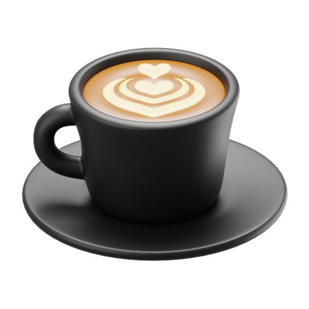 Coffee Latte  3D Icon