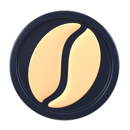 Coffee Logo  3D Icon