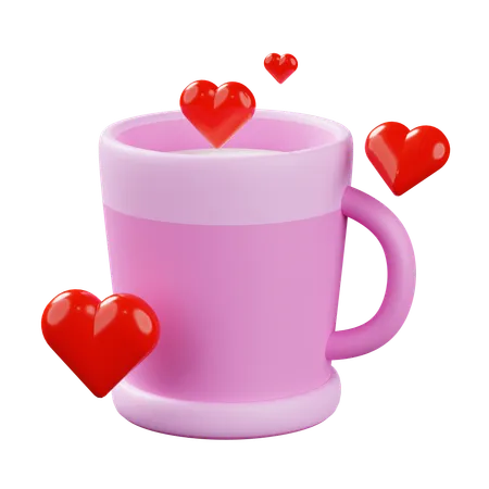 Coffee Love  3D Icon