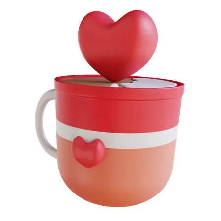 Coffee Love  3D Icon