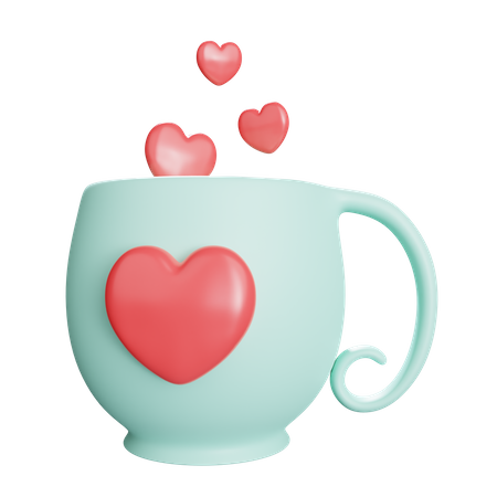 Coffee Love  3D Icon