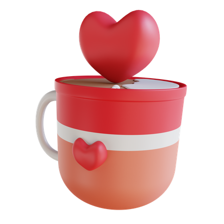 Coffee Love  3D Icon