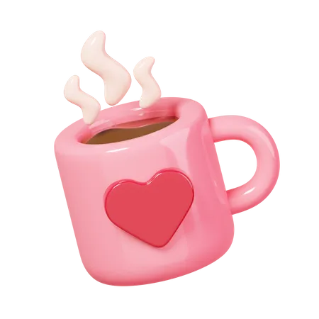 Coffee Love 3D Icon