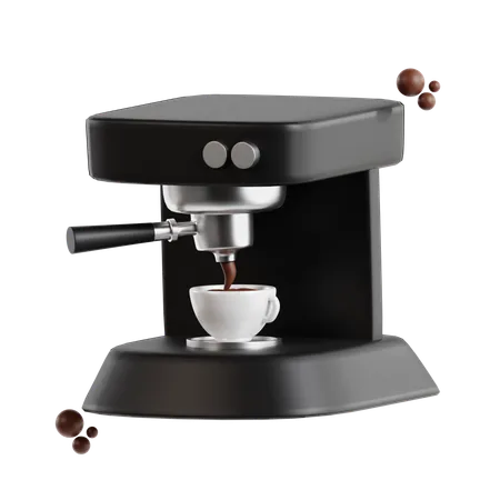 Coffee Machine 3 D Icon 3D Icon