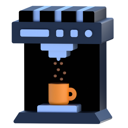 커피 머신  3D Icon