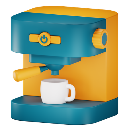 Coffee Machine  3D Icon