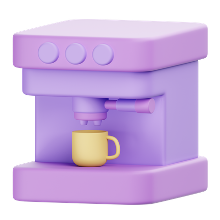 Coffee Machine  3D Icon