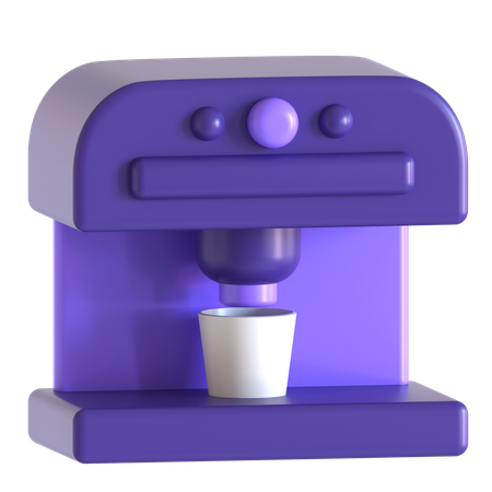 Coffee Machine  3D Icon