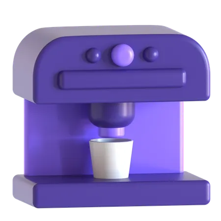 Coffee Machine  3D Icon