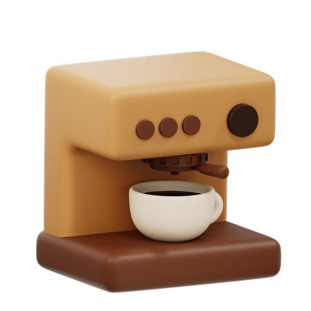 Coffee Machine  3D Icon