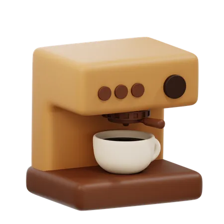 Coffee Machine  3D Icon