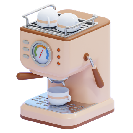 Coffee Machine  3D Icon