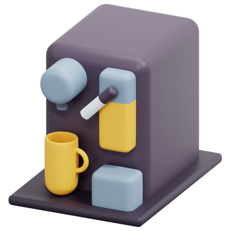 Coffee Machine  3D Icon