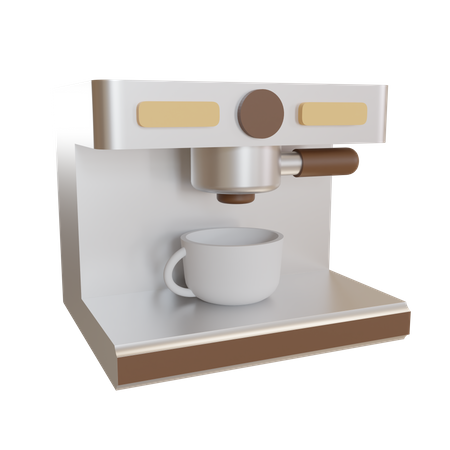 Coffee Machine  3D Illustration