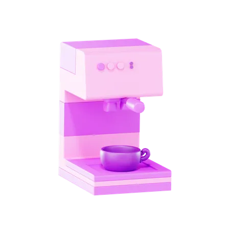 Coffee Machine  3D Illustration