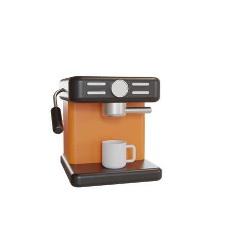 Coffee Machine 3D Illustration