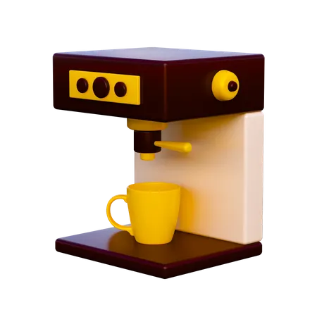 Coffee Machine 3D Illustration