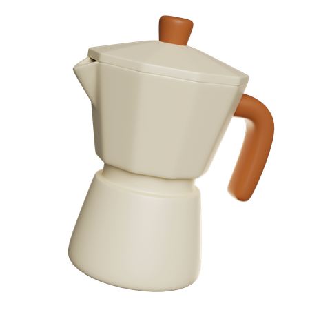 コーヒーマシンポット  3D Icon