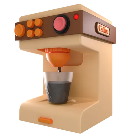 Coffee Maker  3D Icon