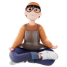 3ds for lotus pose