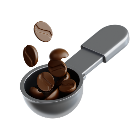 Coffee Measuring Spoon  3D Icon