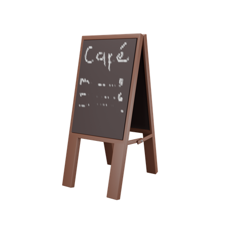 Coffee Menu  3D Illustration