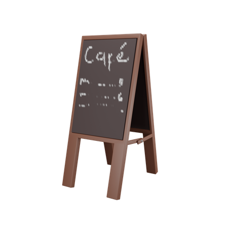 Coffee Menu 3D Illustration