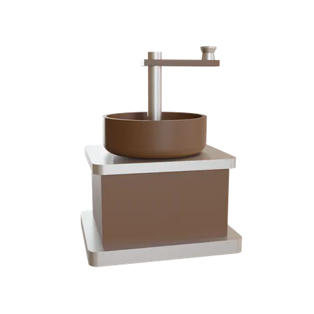 Coffee Mill  3D Illustration