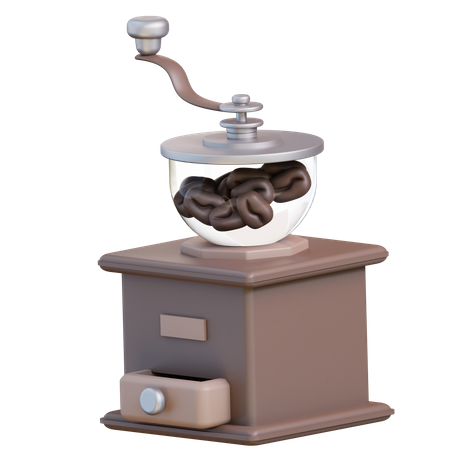 Coffee Mill 3D Icon