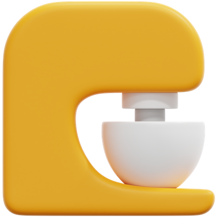 Coffee Mixer  3D Icon