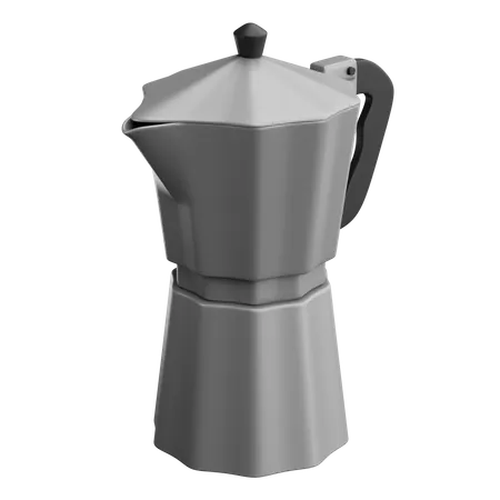 Coffee Moka Pot  3D Icon