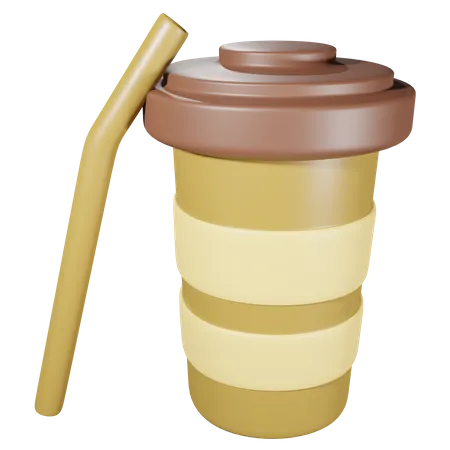 Coffee On Cup  3D Icon