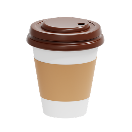 Coffee Paper Cup  3D Icon