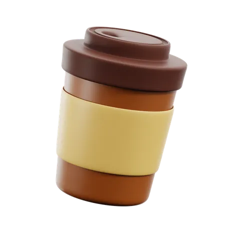 Coffee Paper Cup  3D Icon