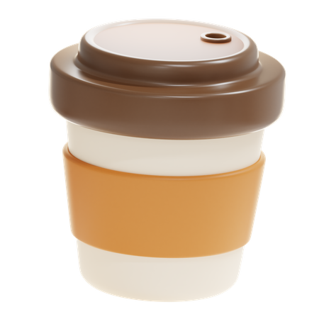 Coffee Paper Cup  3D Icon