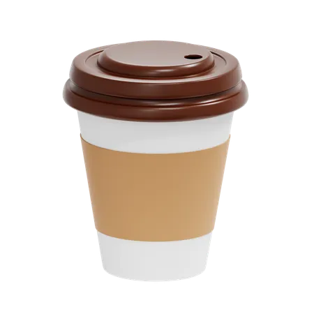 Coffee Paper Cup  3D Icon