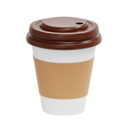 Coffee Paper Cup  3D Icon