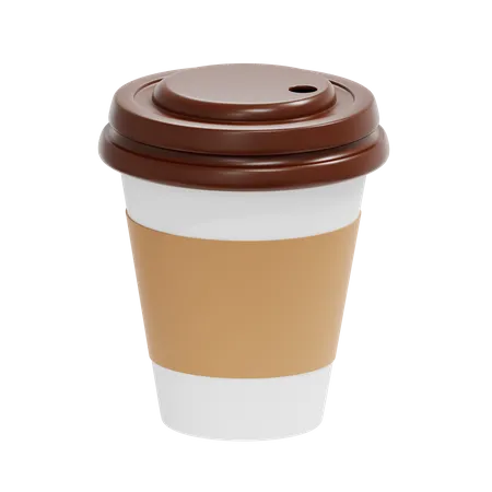 Coffee Paper Cup  3D Icon