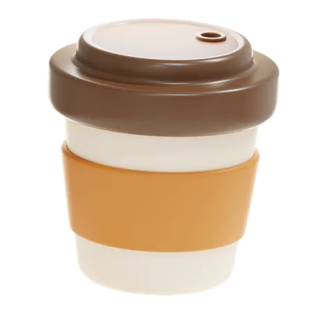 Coffee Paper Cup 3D Icon