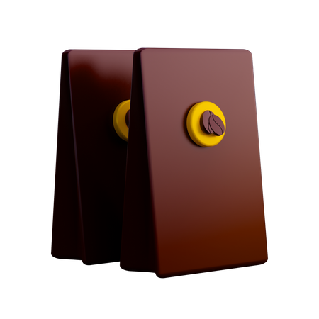 Coffee Paper Menu  3D Icon