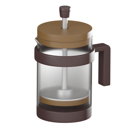 Coffee Plunger  3D Icon