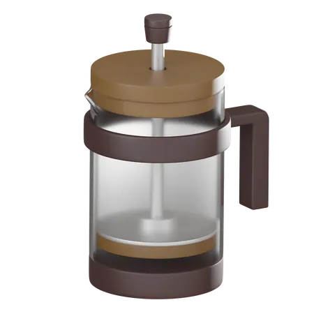 Coffee Plunger  3D Icon