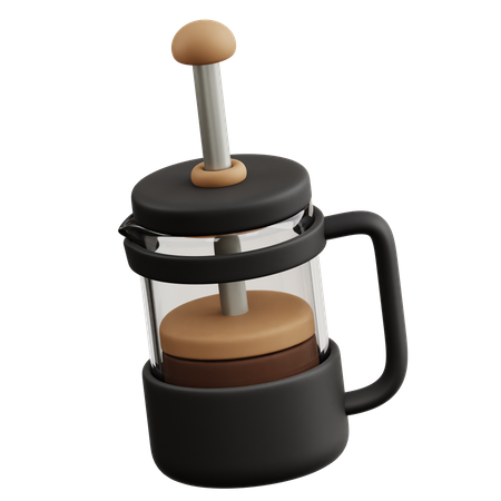 Coffee Plunger  3D Icon