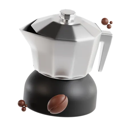 Coffee Pot  3D Icon