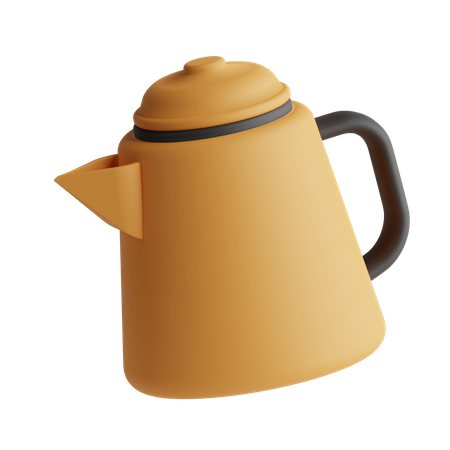 Coffee Pot  3D Icon