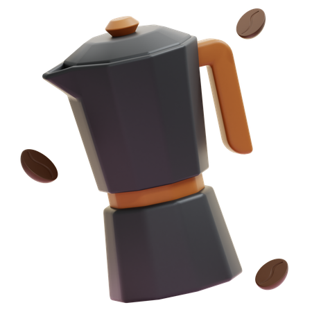 Coffee Pot  3D Icon