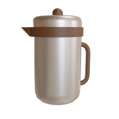 Coffee Pot  3D Illustration