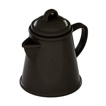 Coffee Pot 3D Illustration