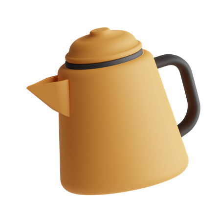 Coffee Pot 3D Icon